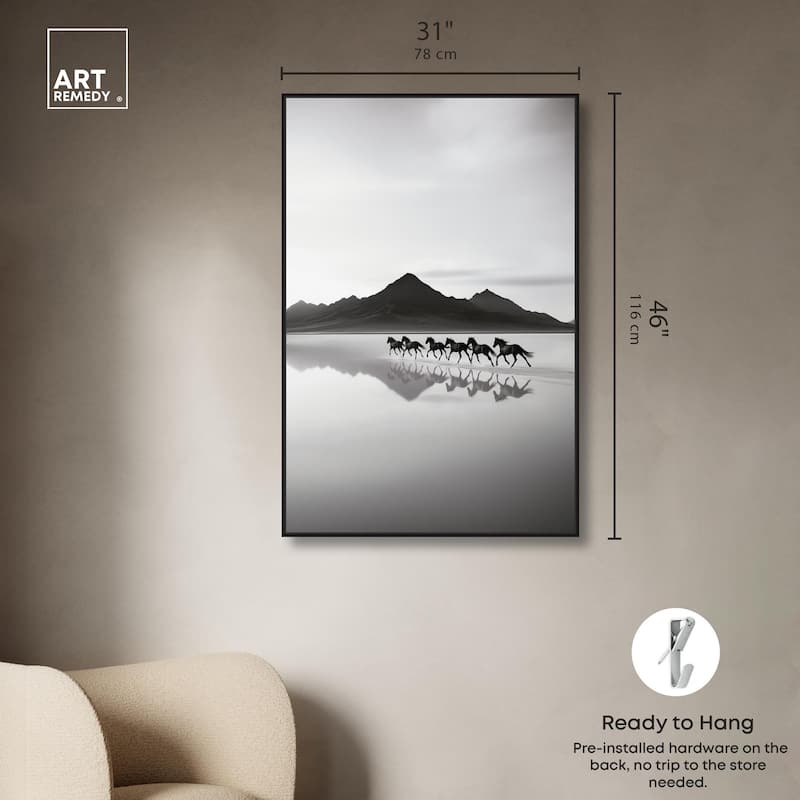 Run of Freedom I Canvas by Art Remedy