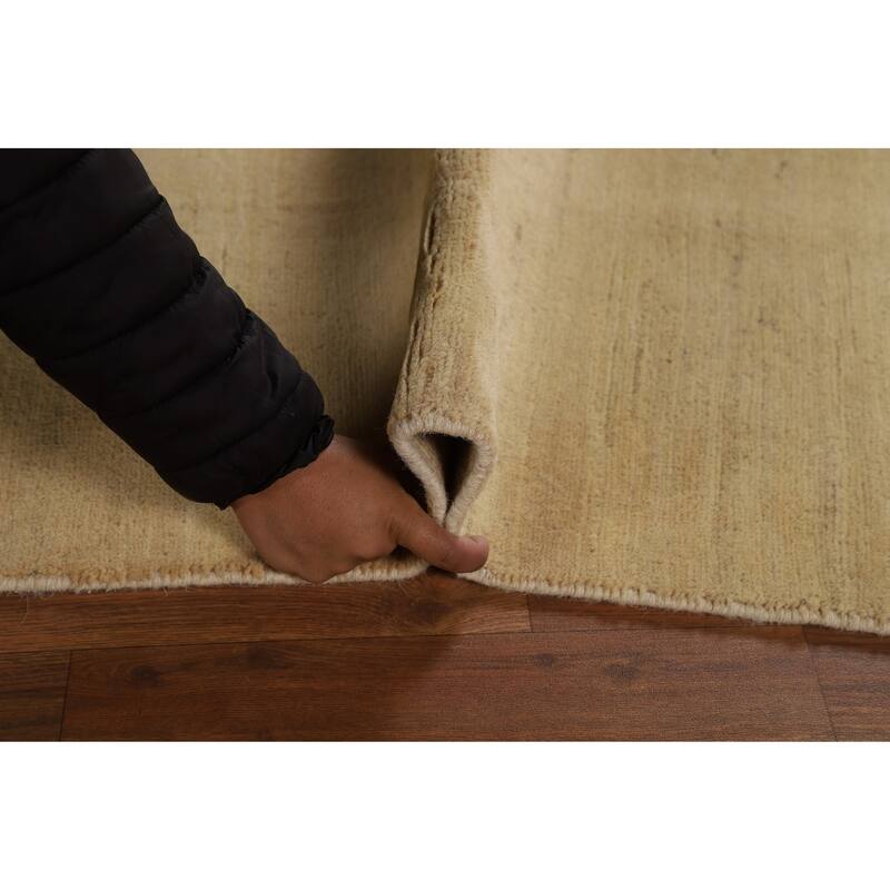 Modern Gabbeh Oriental Area Rug Handmade Bedroom Wool Carpet - 5'0" x 6'8"