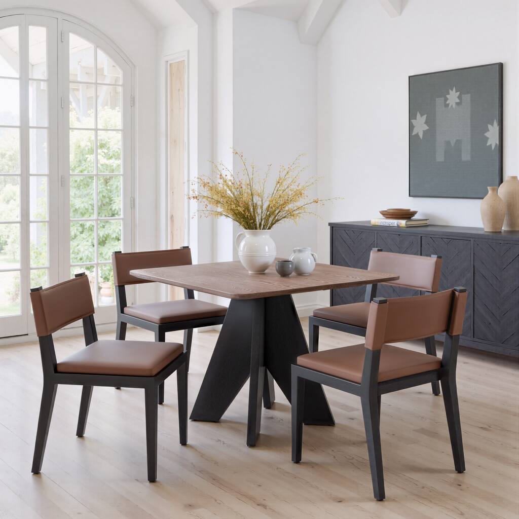 Lisse Square Dining Table Espresso