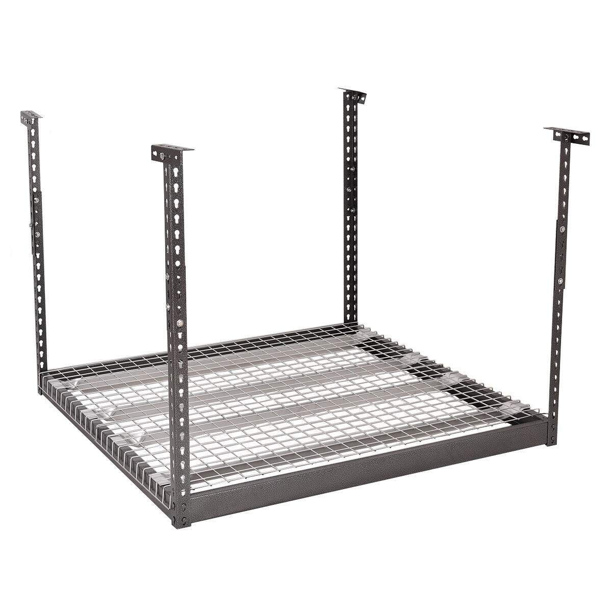 Costway 4 X4 Heavy Duty Overhead Garage Ceiling Storage Height Adjustable Hanging Rack As Pic