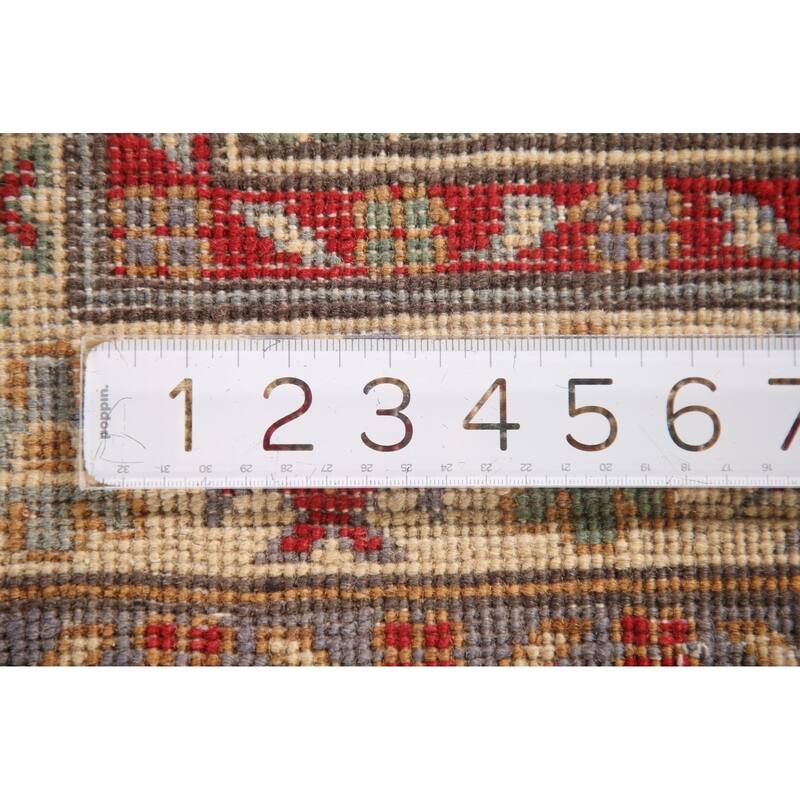 Light Blue Kazak Oriental Accent Rug Handmade Wool Carpet - 2'8" x 4'0"
