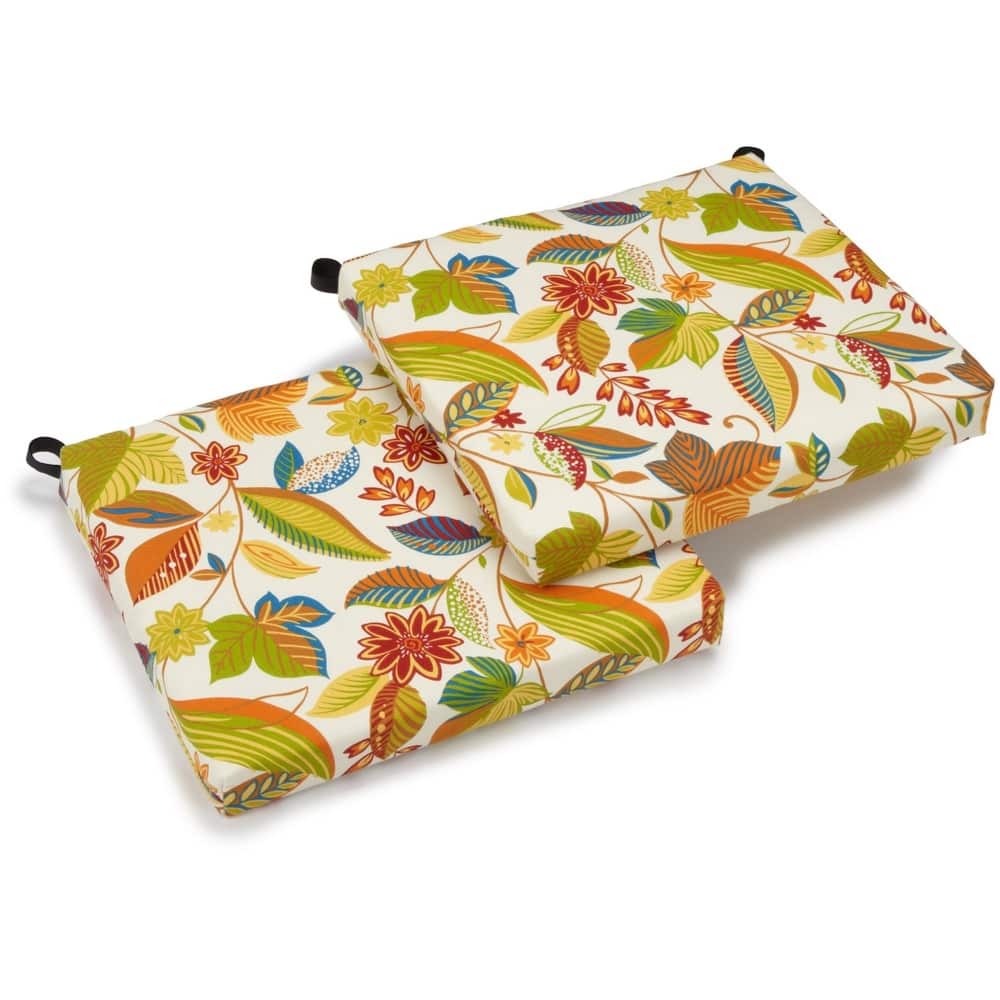 20-inch by 19-inch Indoor/Outdoor Chair Cushions (Set of 2) - 20 x 19