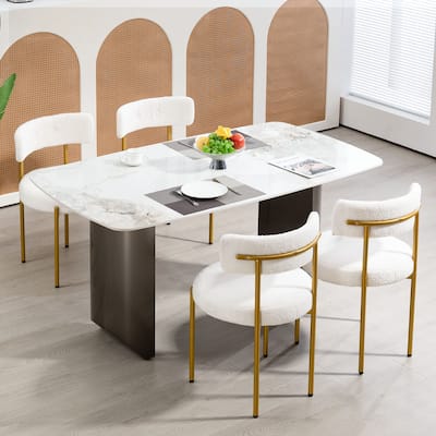 AVAWING Dining Chairs Mid-Century Modern Kitchen Chairs Set of 4
