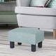 preview thumbnail 29 of 36, Adeco Small Rectangular Ottoman Modern PU Leather Footrest Stool Chair