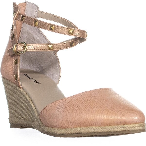 dusty rose wedges