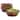 MegaChef 4 Piece 6.75 Inch Acacia Wood Salad Bowl Set