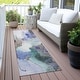 preview thumbnail 95 of 118, Machine Washable Indoor/Outdoor Abstract Dream Chantille Rug Brown - 2'3" x 7'6"