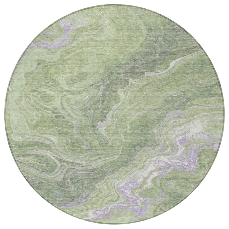 HomeRoots Abstract Transitional Rectangle Outdoor Rug
