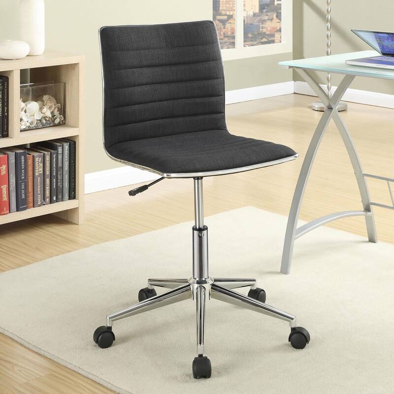 Modern Office Chair with Ergonomic Design and Adjustable Features for Enhanced Comfort and Productivity. - Black-1