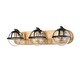preview thumbnail 7 of 23, Davenay 31'' Wide 4-Light Vanity Light - Satin Nickel