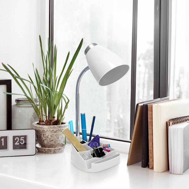 Creekwood Home 18.5" Flexible Gooseneck Organizer Desk Lamp - 18.5