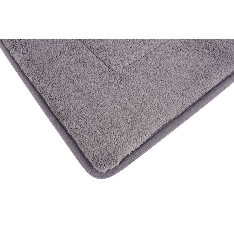 FABBRICA HOME Ultra-Soft Extra-Thick Memory Foam Bath Mat 17 in x 24 in