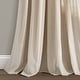 preview thumbnail 23 of 26, Lush Decor Linen Button New Window Curtain Single Panel - 108" x 40"