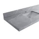 preview thumbnail 68 of 128, Willow Collections 36 in x 22 Aberdeen Freestanding Left Offset Sink Bathroom Vanity with Quartz or Marble Countertop
