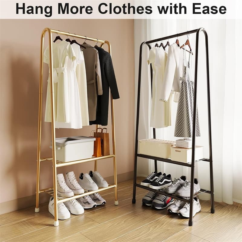 Premium Metal Closet Organizers and Storage - 13.8"D x 24.4"W x 62"H