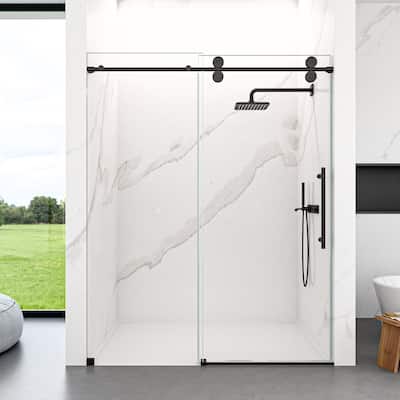 Frameless Single Sliding Shower Door