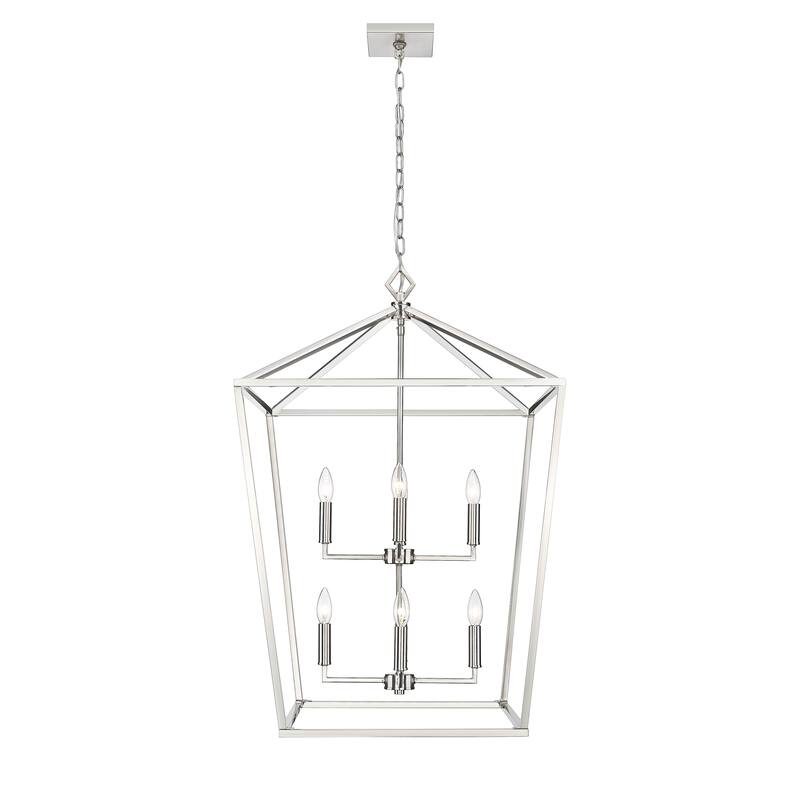 Millennium Lighting 8 Light Pendant Fixture in Multiple Finishes - Satin Nickel