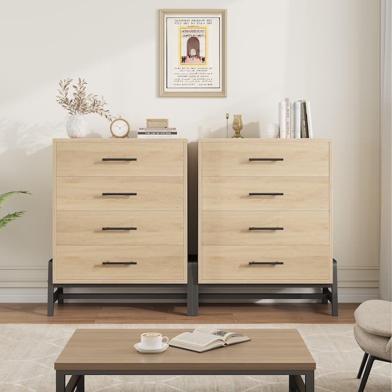 4/6/7 Drawer Dresser for Bedroom, Freestanding Wooden Storage Chest