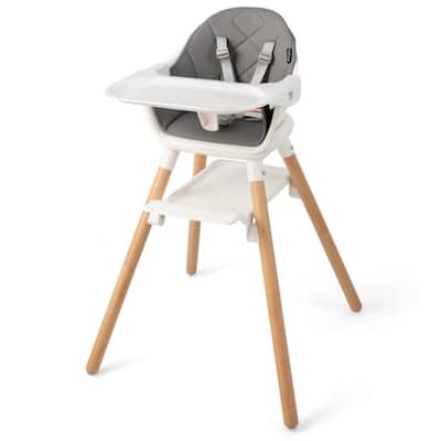 6-in-1 Baby High Chair with Removable Dishwasher and Safe Tray - 24.5" x 23" x 35.5"