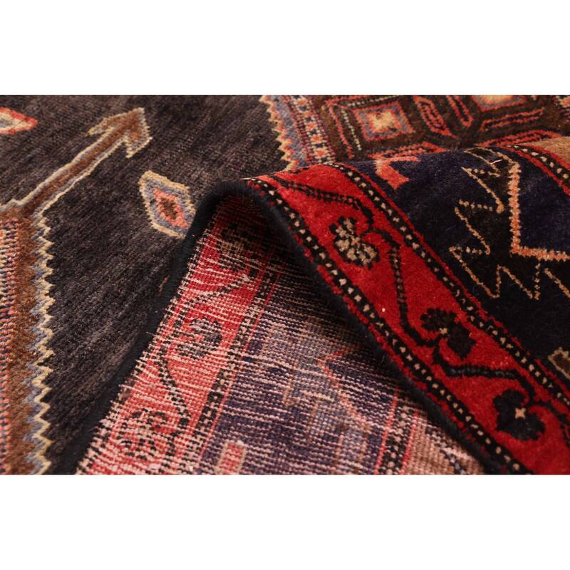 ECARPETGALLERY Hand-knotted Konya Anatolian Black Wool Rug - 5'1 x 10'3