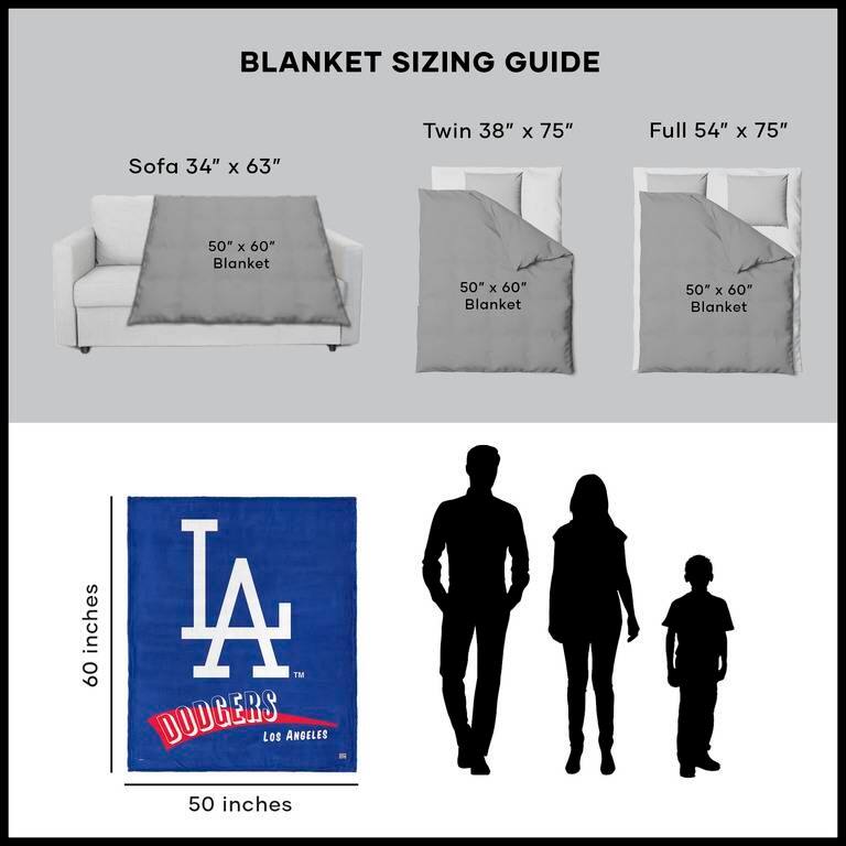 MLB CC Throwback Silk Touch Sherpa Throw Blanket