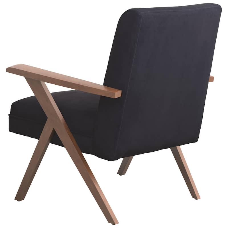 Mid-Century Modern Design Dark Blue Living Room Accent Chair - 1 Chair