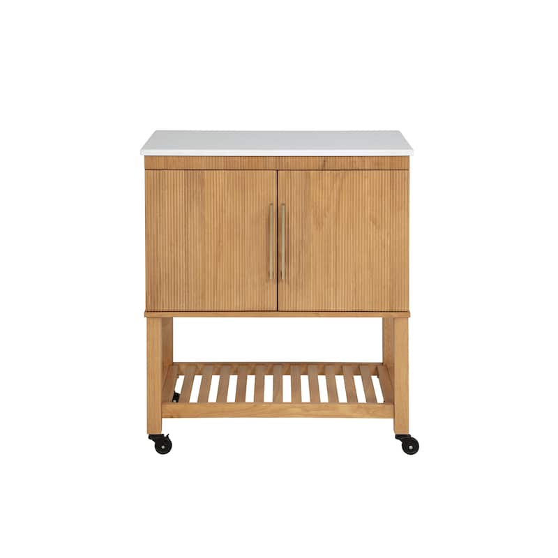 Kolton Kitchen Cart - 30"W x 18"D x 35.5" H