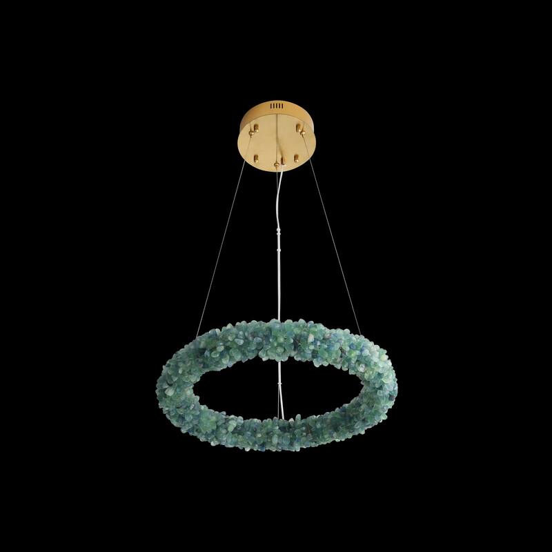Golden Lighting 6884-22 Corallo 22" Wide Ring Chandelier