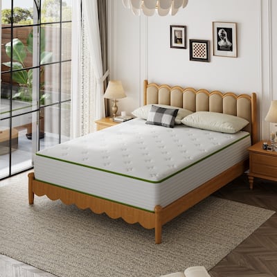 IFLUOUS 12 in. Medium Hybrid Gel Memory Foam Mattress In a Box with CertiPUR-US, SGS and OEKO-TEX