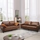 preview thumbnail 18 of 42, AECOJOY 79" Faux Leather Couch for Living Room, Loveseat Small Sofa, Indoor Modern Sofa for Apartment Office