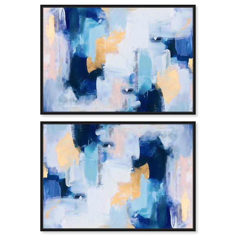 Dissolving Brilliance II Canvas by Art Remedy - 24" x 30" - Black