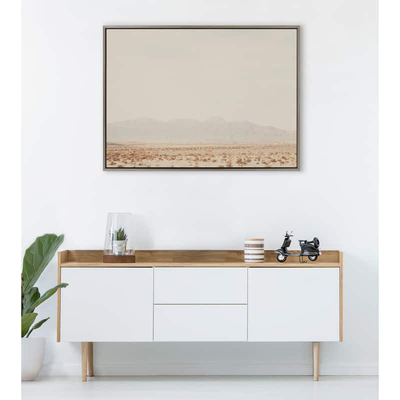 Kate and Laurel Sylvie California Dreaming Framed Canvas by Laura Evans