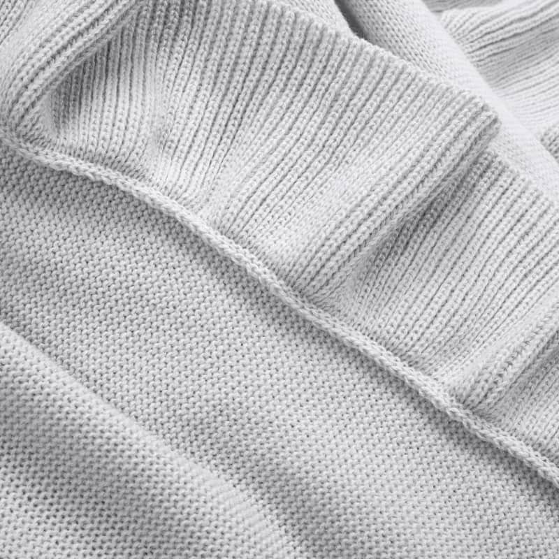 Lush Decor Reyna Soft Knitted Ruffle Baby/Toddler All-Season Blanket - 40" x 30"