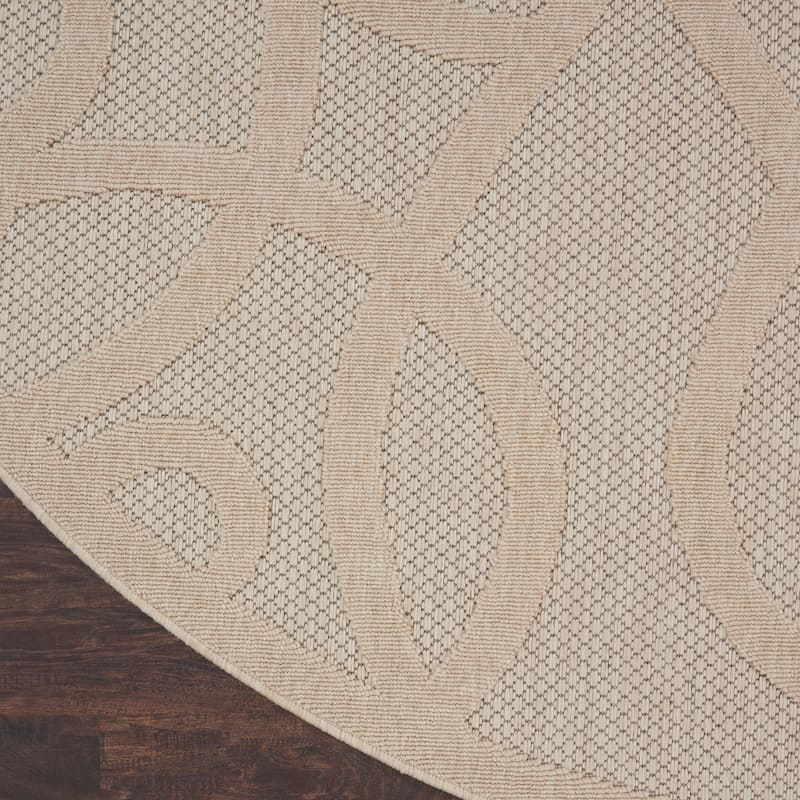 Nourison Palamos Geometric Scroll Indoor Outdoor Area Rug