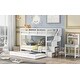 preview thumbnail 18 of 46, Roomfitters Stairway Twin-Over-Twin Bunk Bed with Twin Trundle, Sturdy Wooden Frame, Built-in Steps, Safety Guardrails