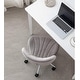 preview thumbnail 6 of 4, BTEXPERT Vanity Plush Velvet Workplace Meeting Conference Makeup Desk Chair Upholstered Home Office Chair
