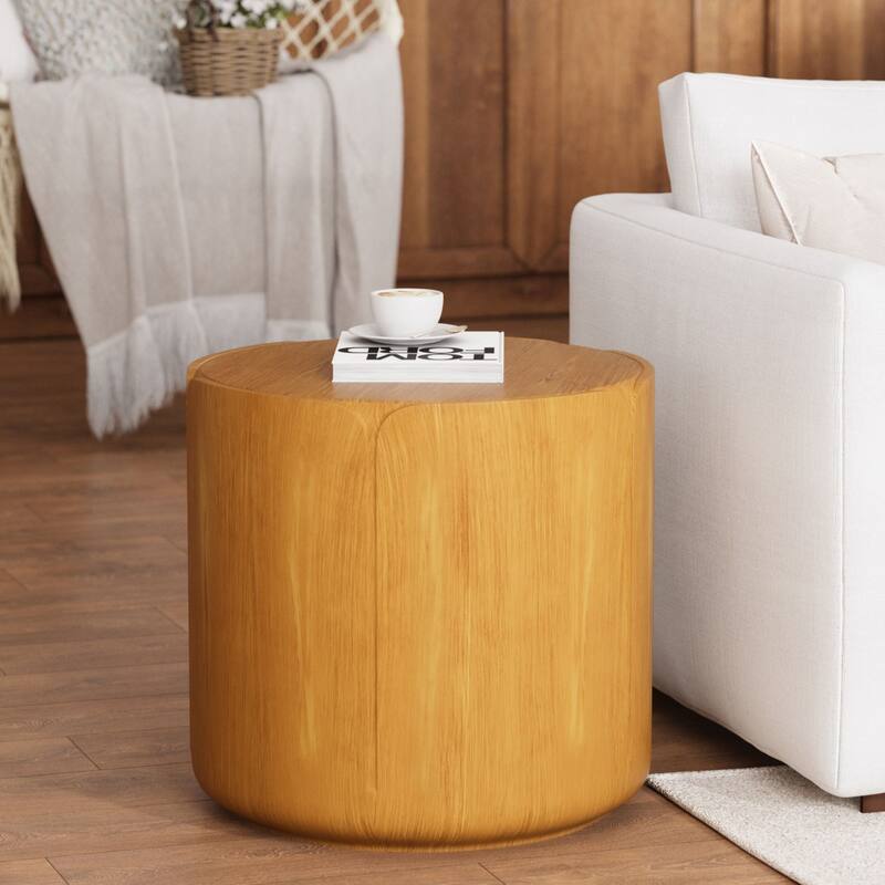 GDFStudio Kaelwyn MGO Cylindrical Waterproof Coffee Table