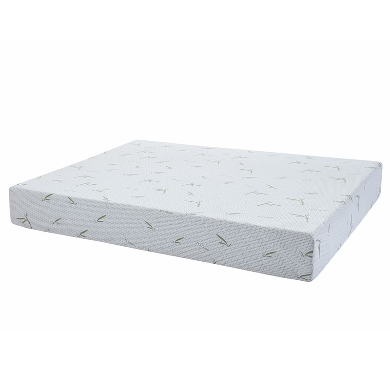 10 inch Memory Foam Mattress Medium-Firm Feel with Bamboo Cover, CertiPUR-US Certified