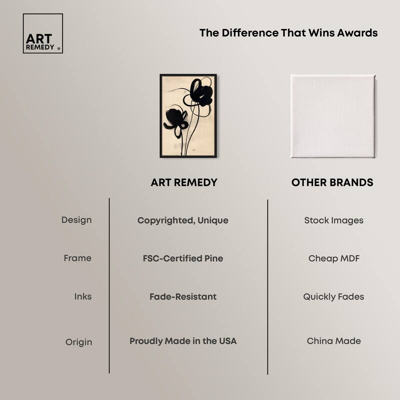 Florals in the Minimal I Canvas by Art Remedy