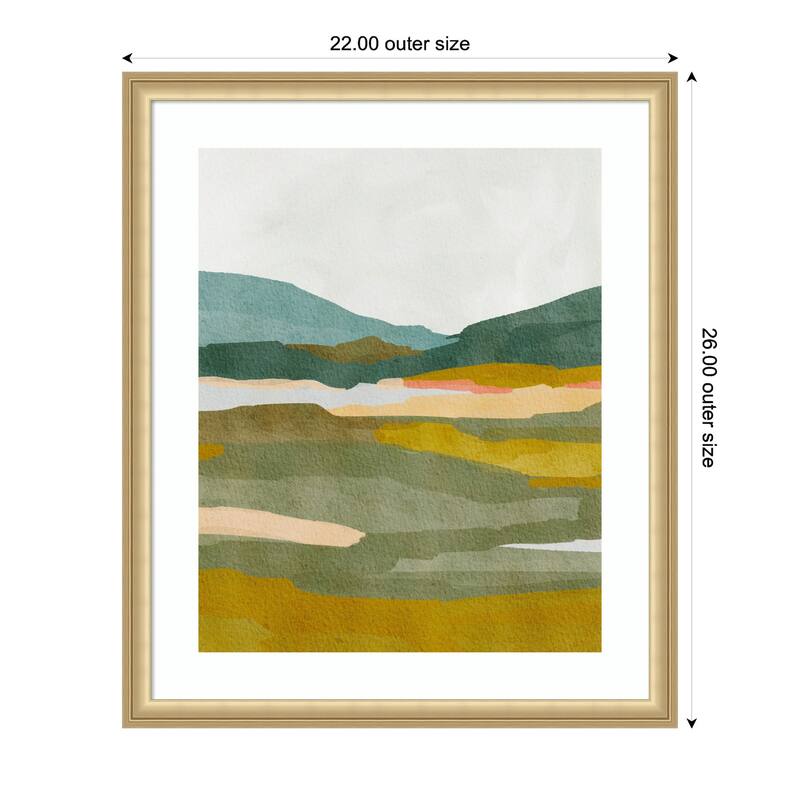 Kate and Laurel Framed Art Vibrant Abstract by Nikita Jariwala