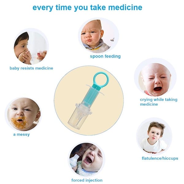Medicine Dispenser Dropper Feeder Needle Squeeze Smart Baby Kids