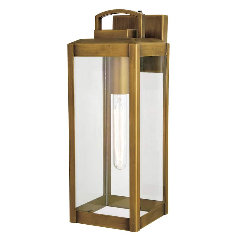 Kinzie 1-light Modern Dusk-to-Dawn Outdoor Wall Lantern
