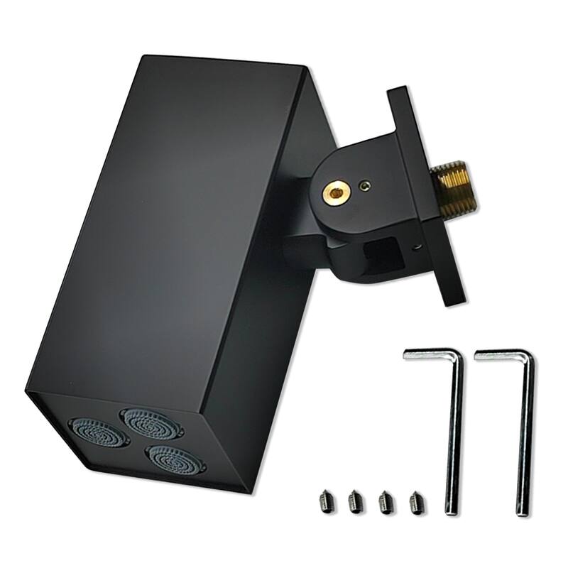 Wall-mounted adjustable showerhead