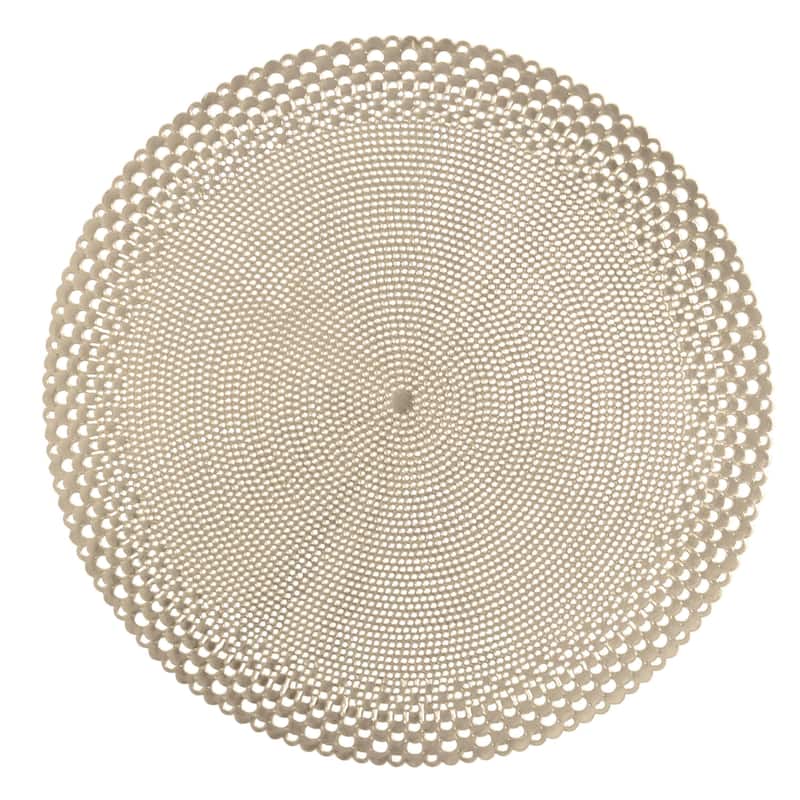 Home Details 4 Pack Round Saturn Laser Cut Placemat