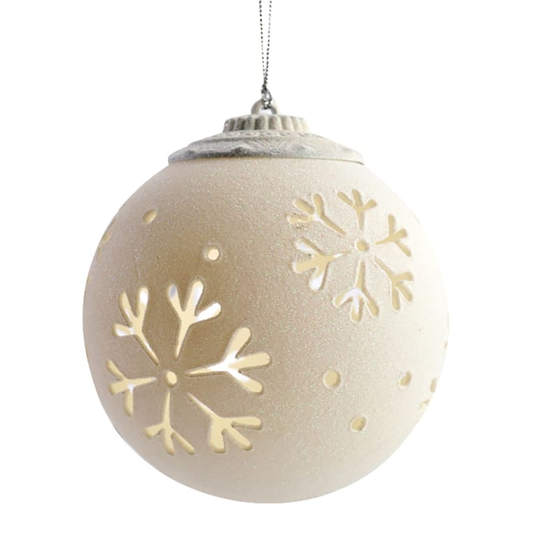 Christmas Snowflake Ball Ornaments for Xmas Tree Yard Home Decorations