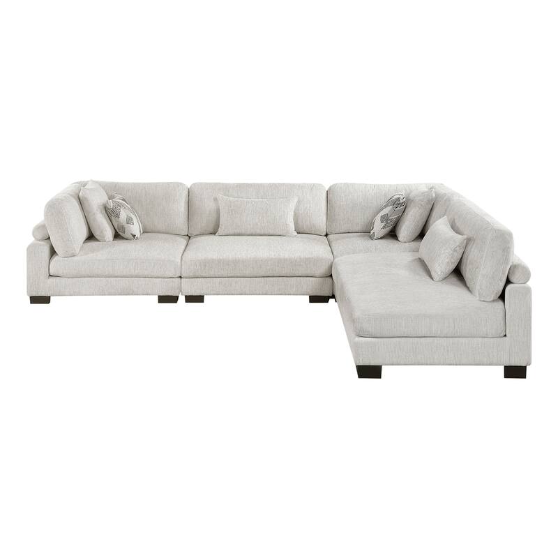 Abbeville Microfiber 4-Piece Modular Sectional