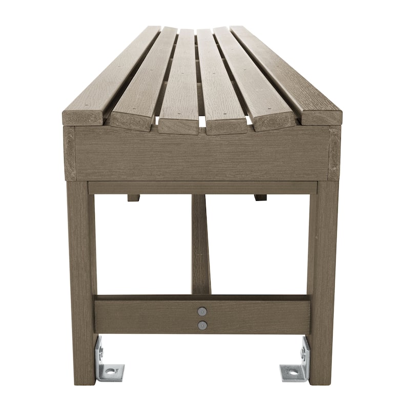 Highwood Commercial Grade Weldon 4ft Backless Picnic Bench