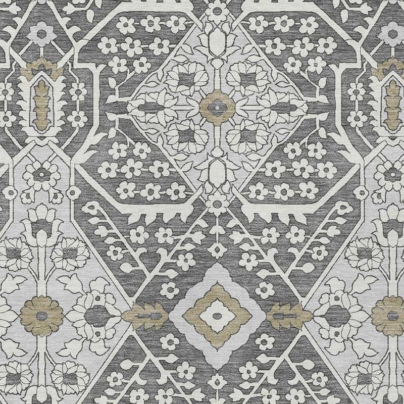 HomeRoots Floral Transitional Rectangle Outdoor Rug