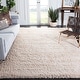 preview thumbnail 7 of 18, SAFAVIEH Polar Shag Bibi Glam Solid 3-inch Extra Thick Rug - Silver - 5'1" Square