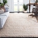 preview thumbnail 7 of 67, SAFAVIEH Polar Shag Bibi Glam Solid 3-inch Extra Thick Rug 8' x 8' Square - Light Beige